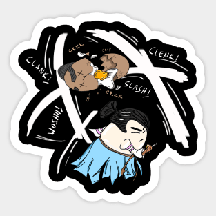 Eggmurai Showdown Sticker